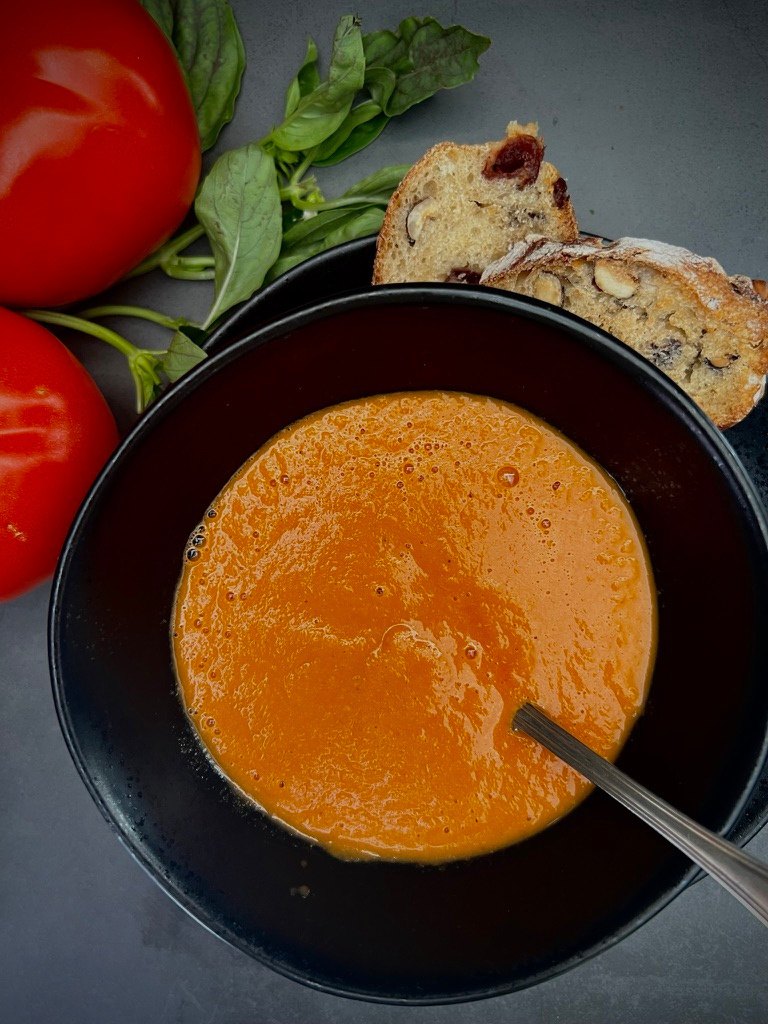 Crema de tomates rostizados
